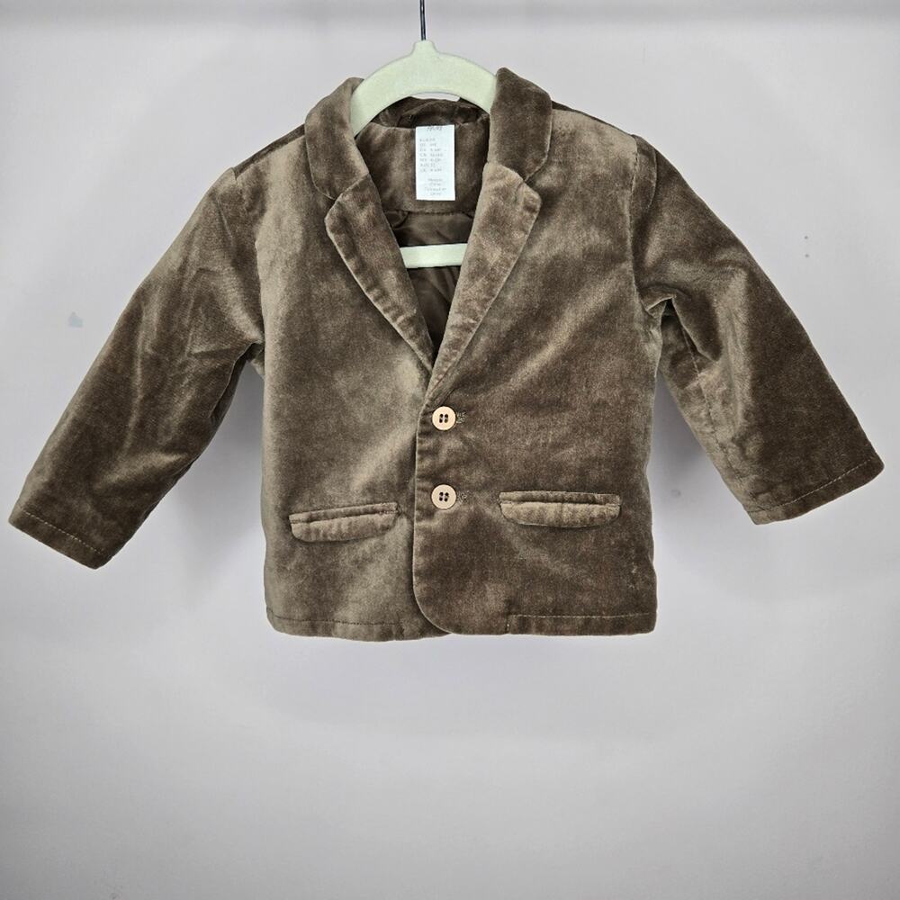 H&M Baby Boy's Brown Blazer Jacket Size 6mo.